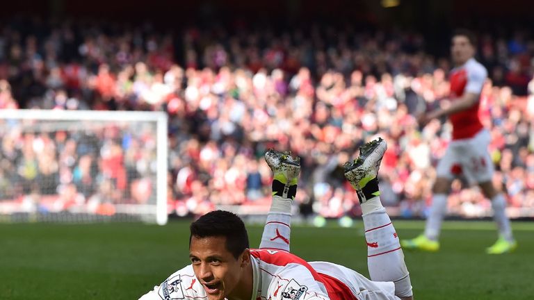 Alexis Sanchez had given Arsenal the lead with a header in first-half stoppage time