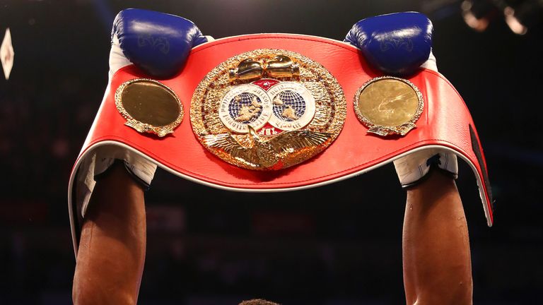 Joshua became world champion in only his 16th professional fight