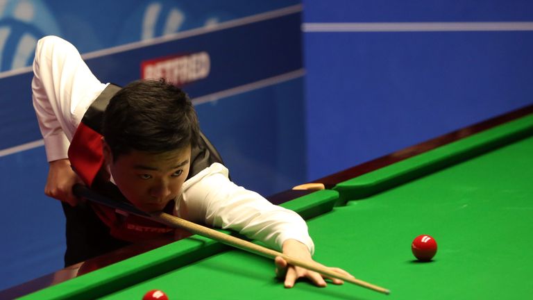 Ding Junhui looks in fine form in Sheffield this year