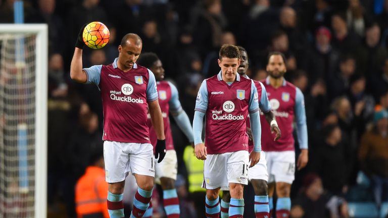 Villa were relegated to the Championship this season