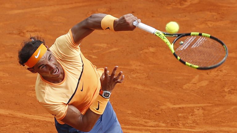 Spain's Rafael Nadal is top seed