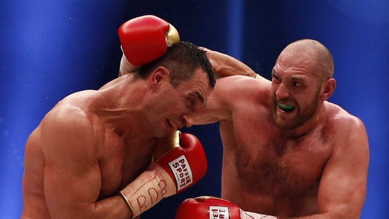 Tyson Fury claimed a unanimous decision win over Klitschko in November 2015