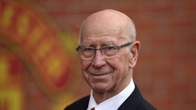Sir Bobby Charlton was a team-mate of Armfield's with England