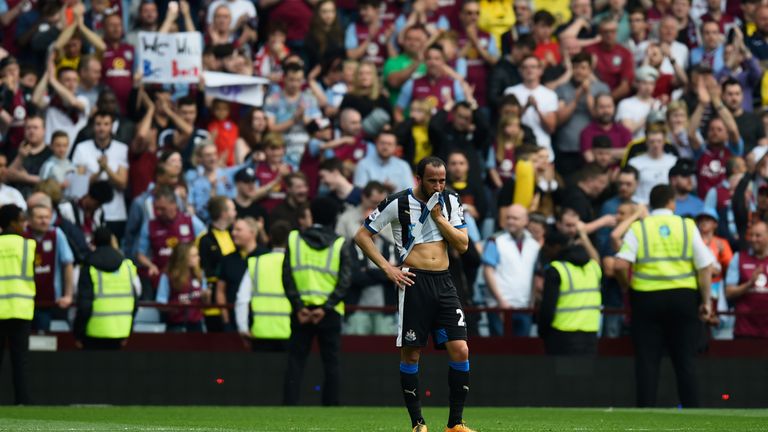 Newcastle, Aston Villa and Norwich were relegated from the Premier League in 2015/16
