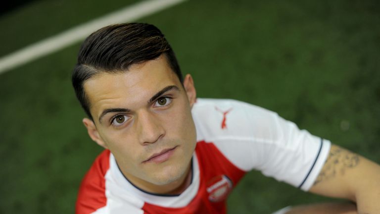 Granit Xhaka became Arsenal's first signing of the summer transfer window