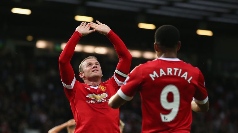 Martial enjoyed a successful 2015/16 season as United's No 9 