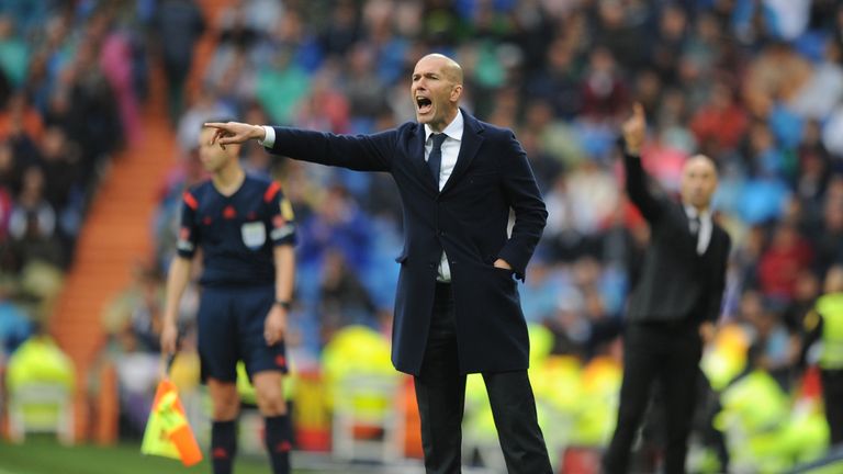 Real Madrid manager Zinedine Zidane has the club back on track