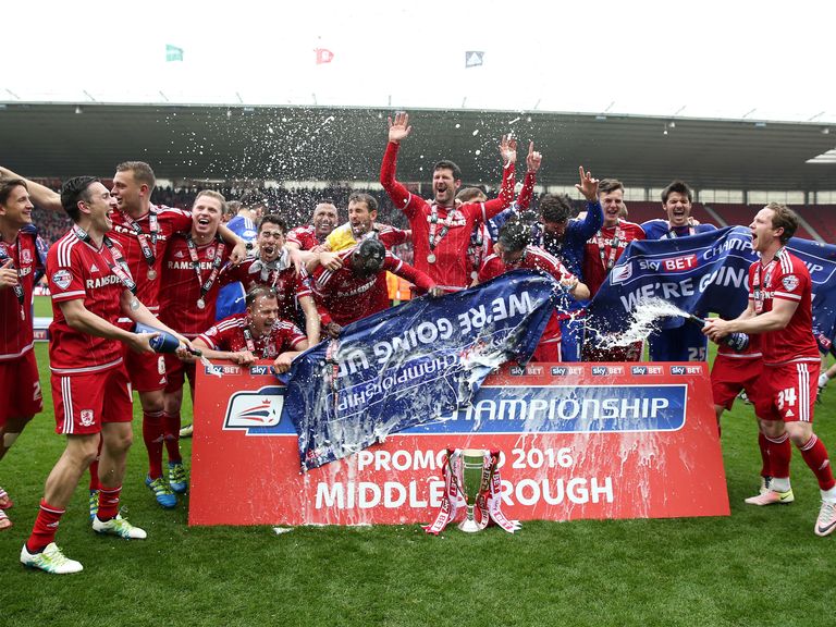 Middlesbrough: Won promotion out of the Sky Bet Championship