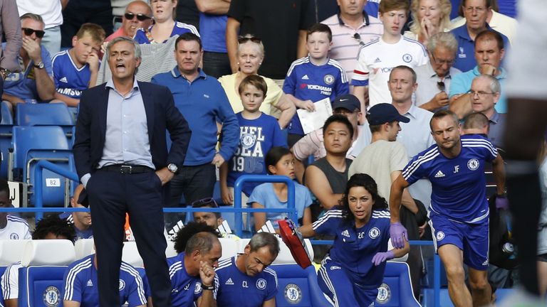 Mourinho says he never lost the support of the fans at Stamford Bridge