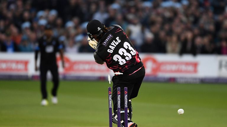 Image result for tymal mills bowled chris gayle