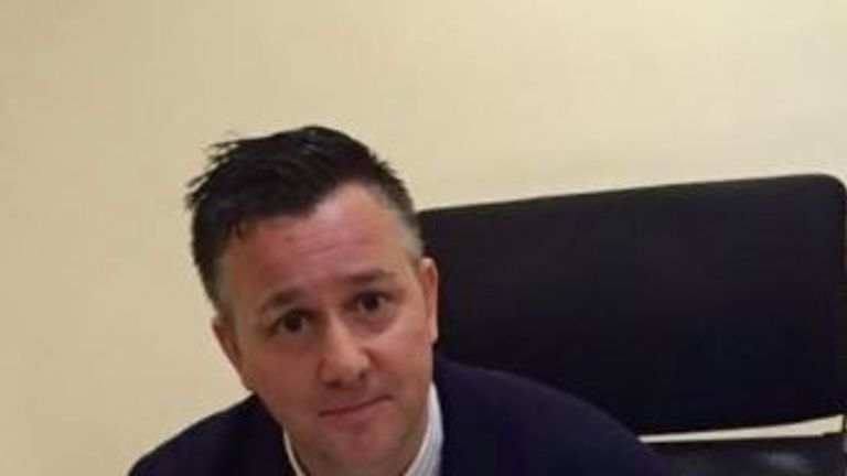 White signing his contract with the China League One club