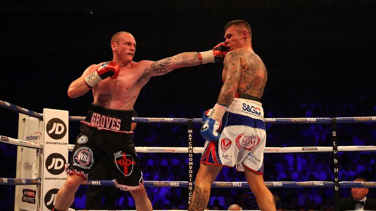 Groves lands a stiff jab on the St Helens man