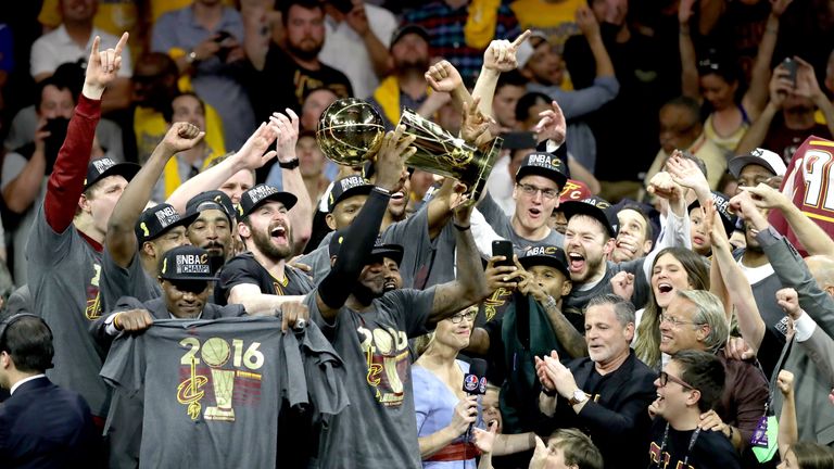 Indians hoping to emulate Cleveland Cavaliers' Larry O'Brien Championship Trophy success