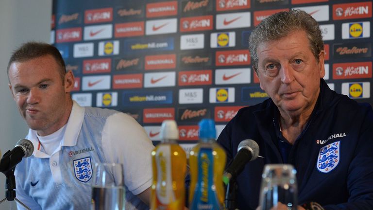 Roy Hodgson (right) says his squad is tipped towards attacking