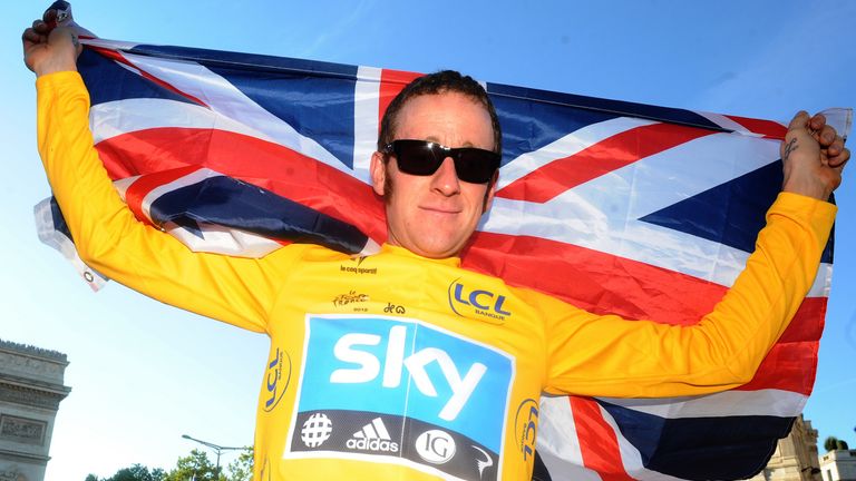 Wiggins won the Tour de France in 2012 with Team Sky