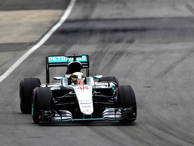 Lewis Hamilton en route to winning the Canadian Grand Prix