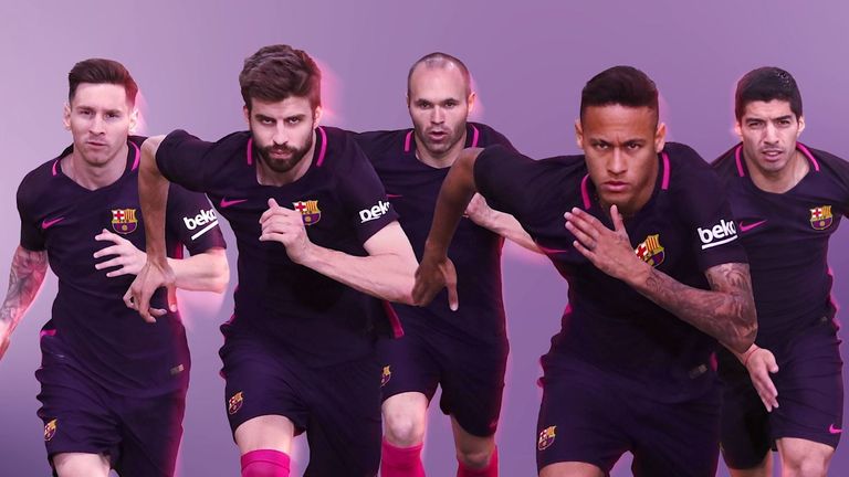 barcelona purple kit