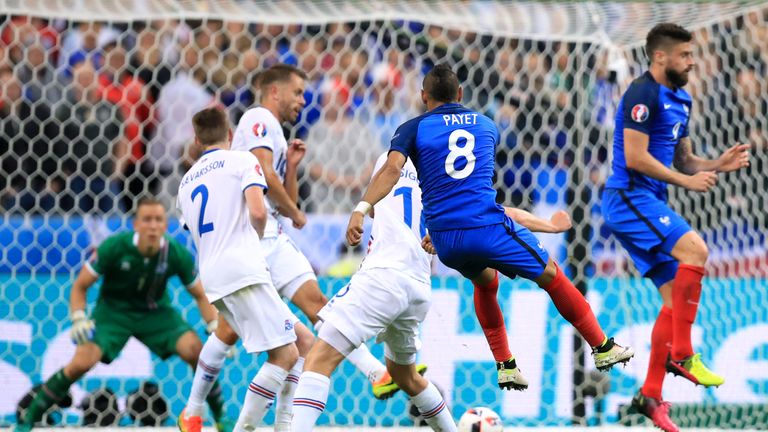 Dimitri Payet puts France 3-0 up