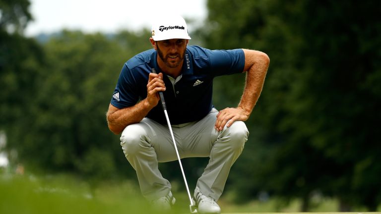 The American set the clubhouse target at six under