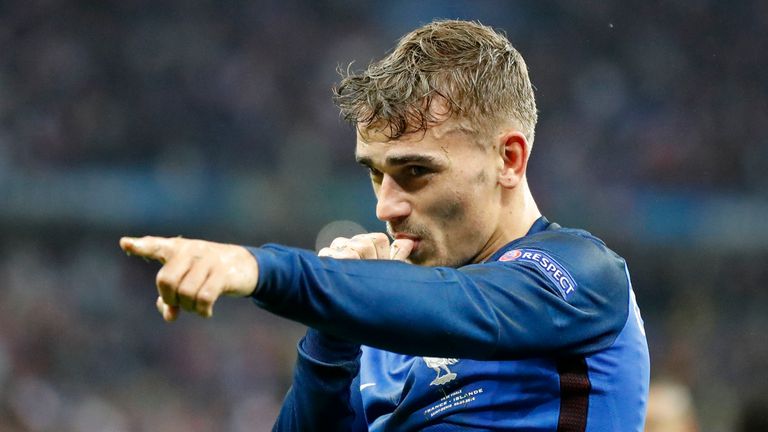 Antoine Griezmann grabbed a fourth just before half-time