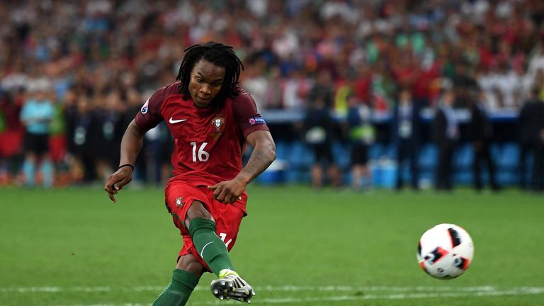 Renato Sanches is the youngest scorer in the knockout stages of a European Championship