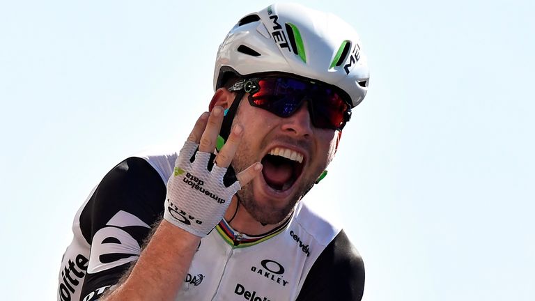 Cavendish won four stages of the Tour de France
