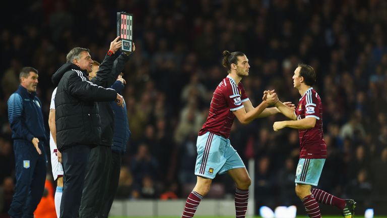 Noble was a regular under Sam Allardyce at West Ham
