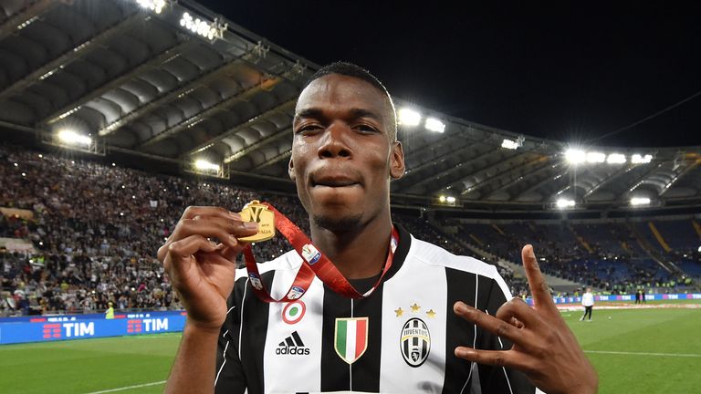 Pogba has won a host of trophies since leaving United for Juventus