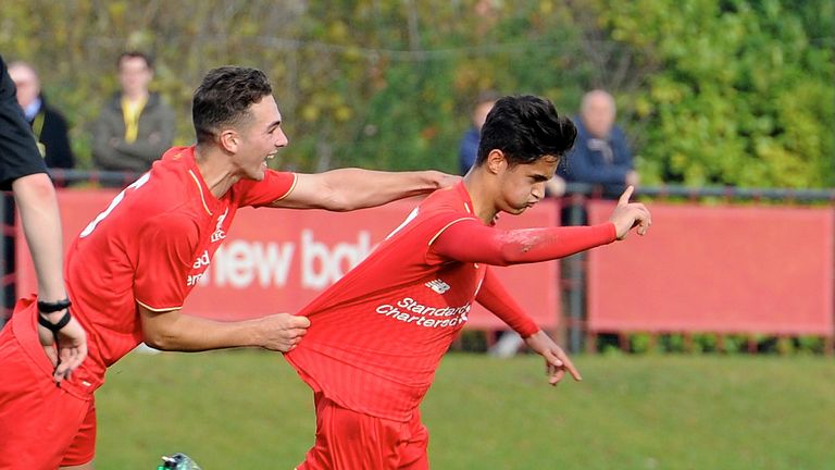 Liverpool have high hopes for talented youngster Yan Dhanda (right)
