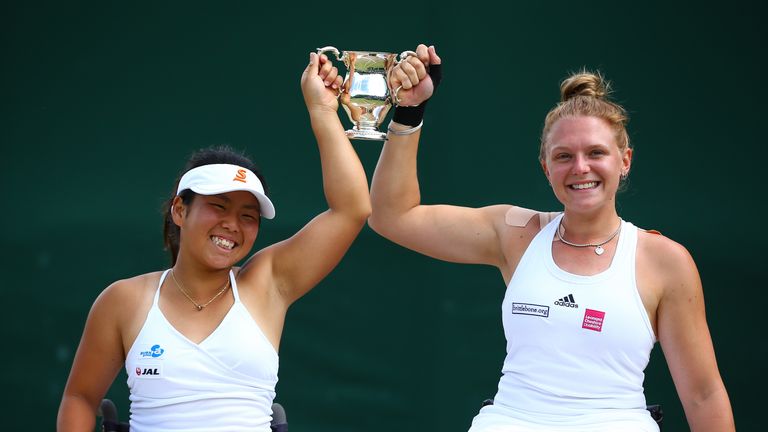 Jordanne forms a successful doubles pairing with Japan