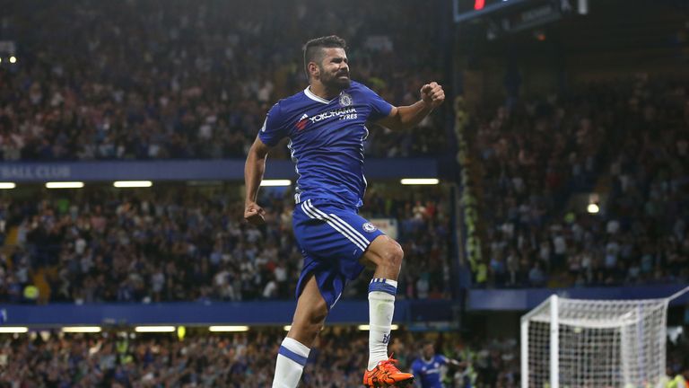 Diego Costa scored a late winner for Chelsea against West Ham on Monday Night Football