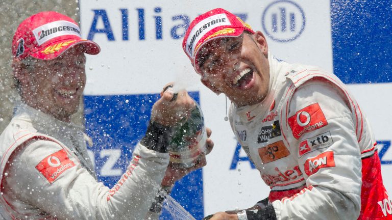 Button and Hamilton enjoyed great success together between 2010 and 2012