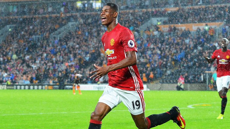 Marcus Rashford struck a dramatic winner against Hull in August
