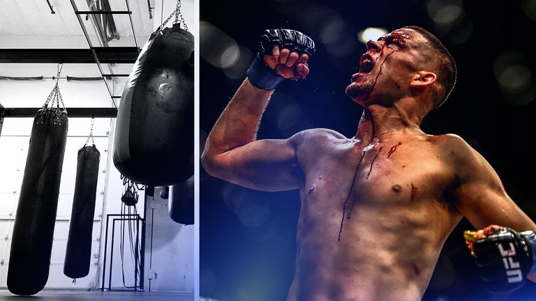 Go into the gym with Nate Diaz...
