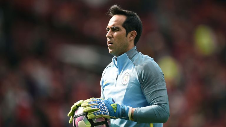 Bravo replaced Joe Hart as City's No 1 goalkeeper earlier this summer