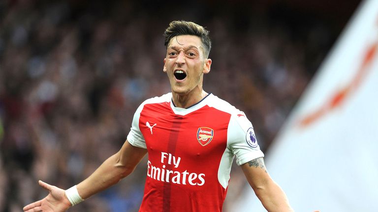 Mesut Ozil is yet to agree a new deal at Arsenal