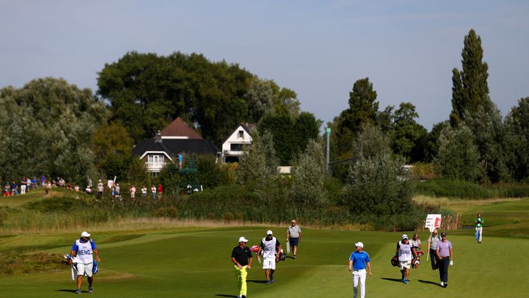 Scott Hend played with David Horsey and Ben Evans during the third round