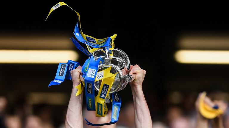 Tipperary captain Brendan Maher lifts the Liam MacCarthy Cup