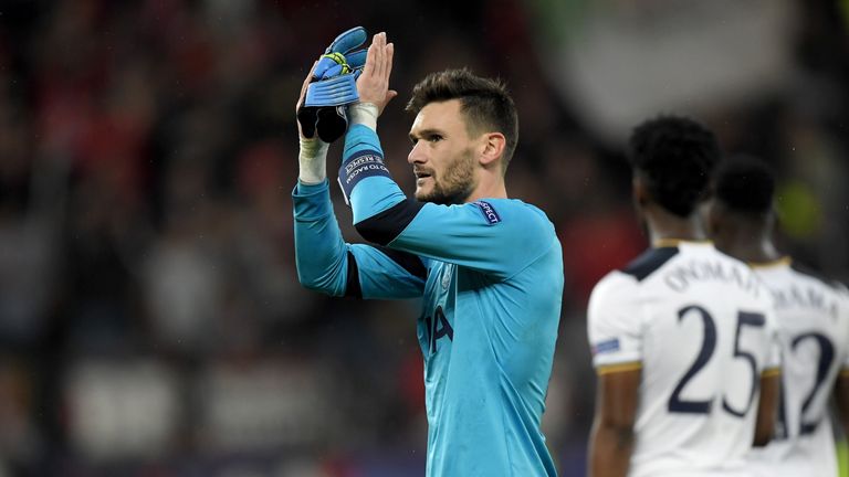 Tottenham goalkeeper Hugo Lloris