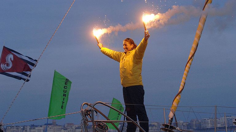 Caffari is the only woman to have circumnavigated the globe non-stop on three occasions