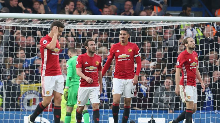 It was a day to forget for Manchester United at Stamford Bridge