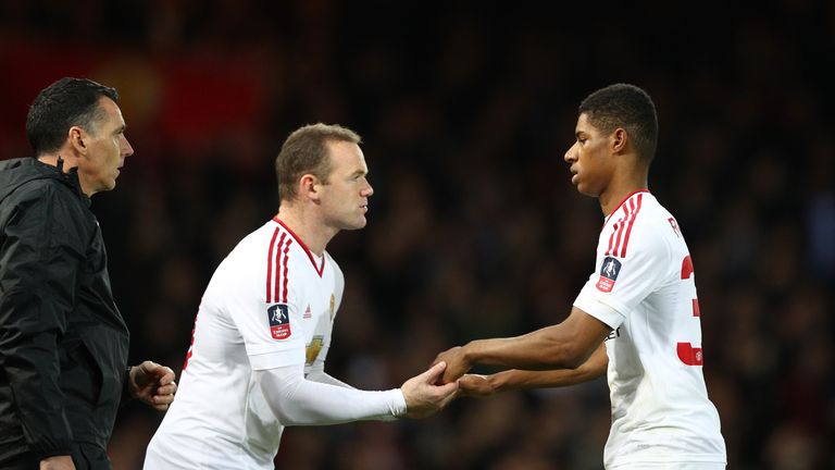 Rooney and Rashford are Manchester United and England team-mates