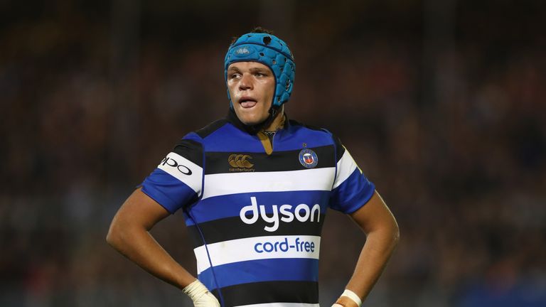 Zach Mercer in action for Bath