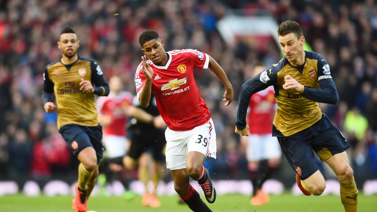 Manchester United face Arsenal at Old Trafford on Saturday