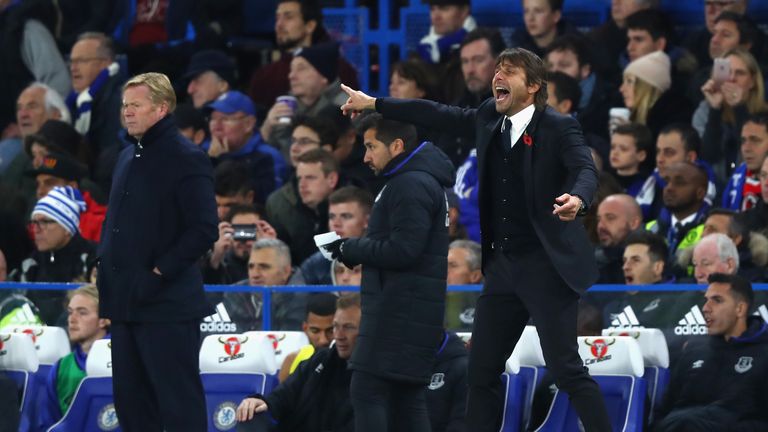 Antonio Conte was delighted with Chelsea's display against Everton