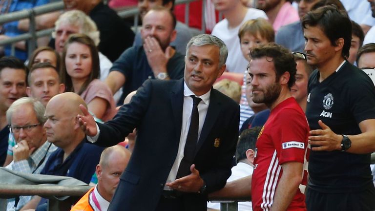 Juan Mata (right) has been a key player for Mourinho at Manchester United