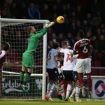 Ben Alnwick of Bolton Wanderers punches the ball clear - SkySports