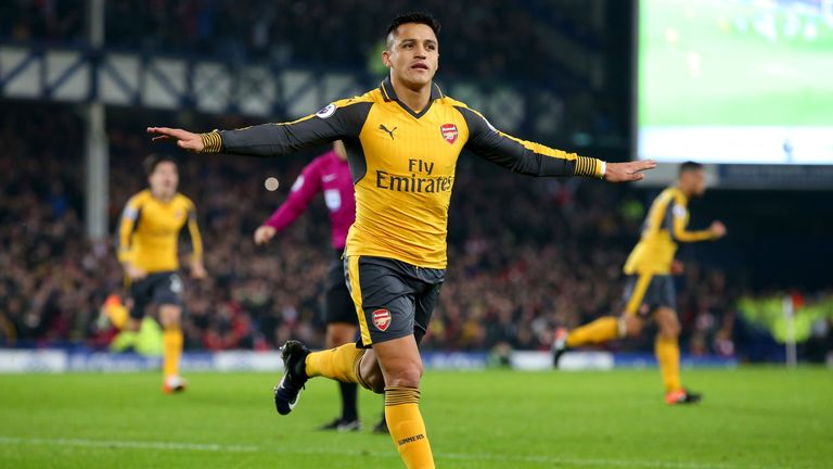 Alexis Sanchez opened the scoring for Arsenal