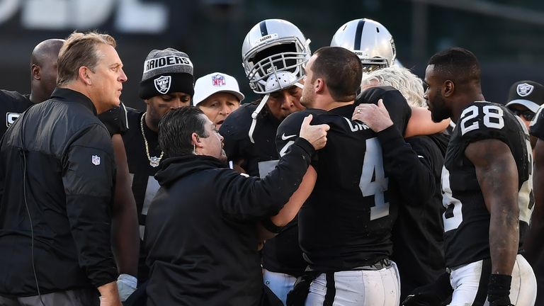 Derek Carr's injury derailed the Oakland Raiders' campaign for a first Super Bowl championship since 1983