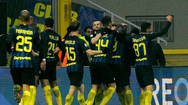 Inter Milan are now just four points behind Lazio in Serie A